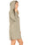 Hooded Drawcord Midi Dress